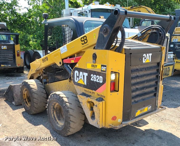 image for item DC6052 2017 Caterpillar 262D  skid steer loader