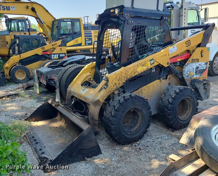 image for item DC6053 2017 Caterpillar 262D  skid steer loader