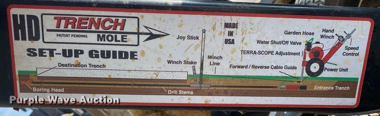image for item DI7825 Porta-mole Trench Mole  boring machine