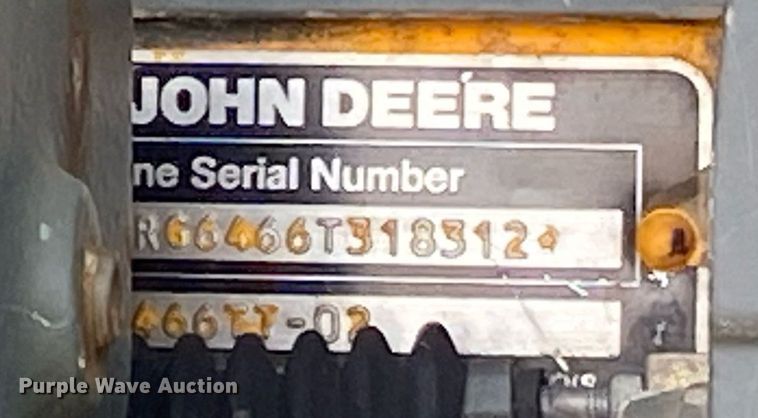 image for item DI7838 1987 John Deere 690CR  wheeled excavator