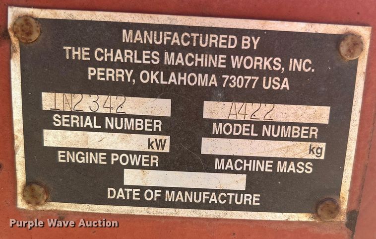 image for item DI7861 1996 Ditch Witch 4500DD  trencher