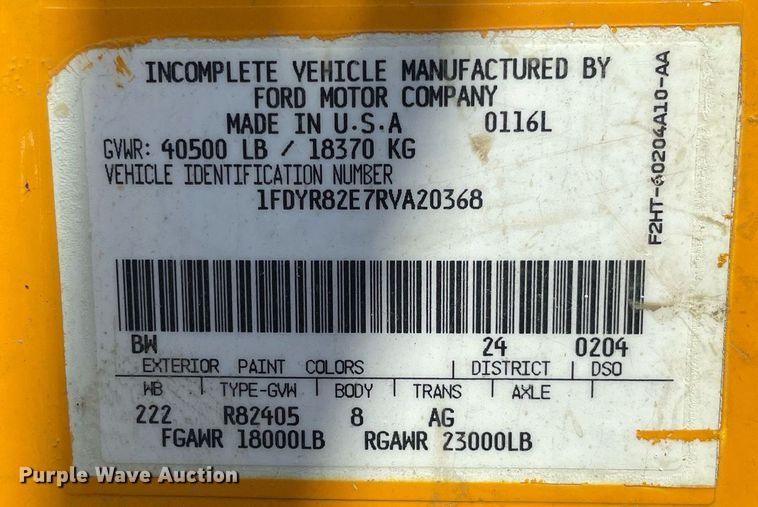 image for item DL3799 1994 Ford LN8000  vacuum truck