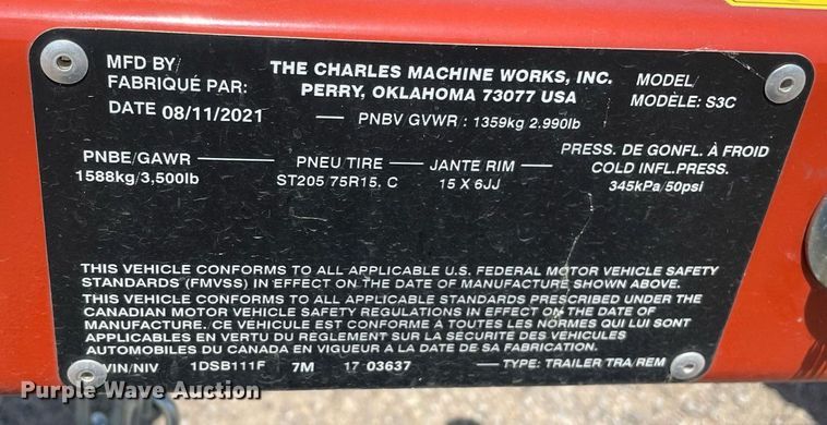 image for item DL3818 2022 Ditch Witch VP30  vibratory cable plow