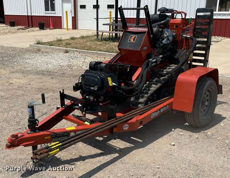 image for item DL3821 2022 Ditch Witch VP30  vibratory cable plow