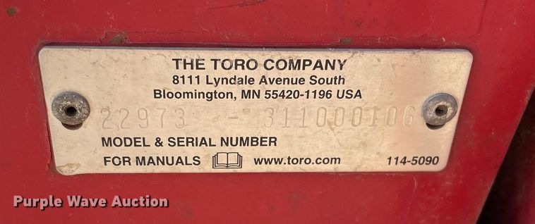 image for item DL3823 2011 Toro TRX20  trencher