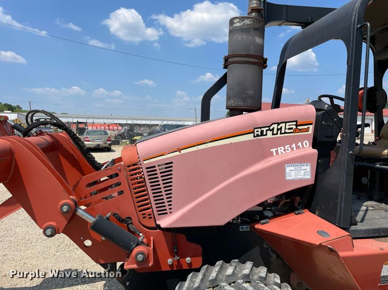 image for item DL3828 2011 Ditch Witch RT115 Quad  vibratory cable plow