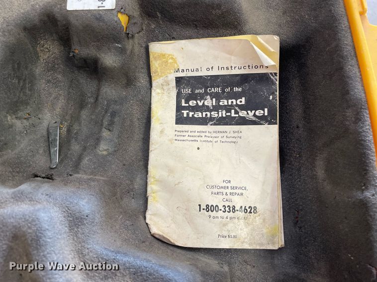 image for item DL3833 Surveying equipment