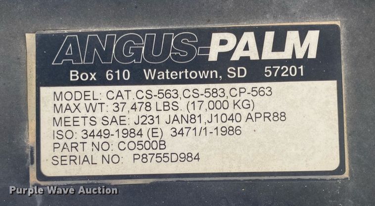 image for item DL7190 1998 Caterpillar CS-563C  single drum vibratory roller