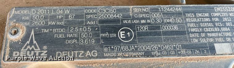 image for item DM0288 2012 Genie GTH-5519  telehandler