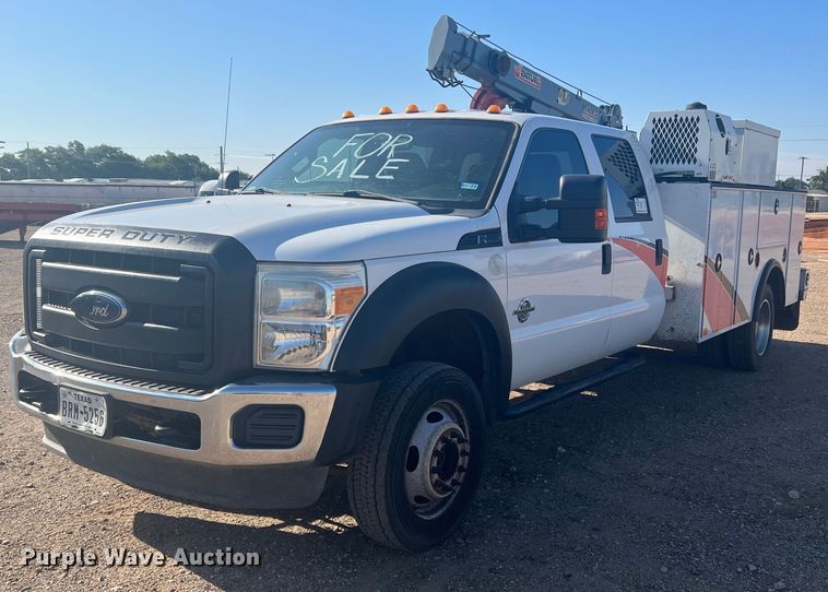 image for item DN3038 2012 Ford F550 Super Duty  Crew Cab utility / service truck