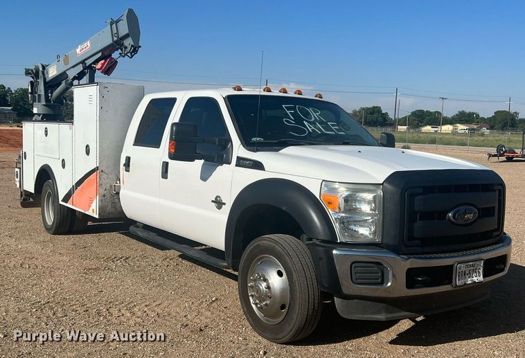 image for item DN3038 2012 Ford F550 Super Duty  Crew Cab utility / service truck