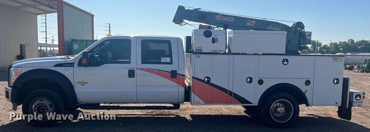 image for item DN3038 2012 Ford F550 Super Duty  Crew Cab utility / service truck