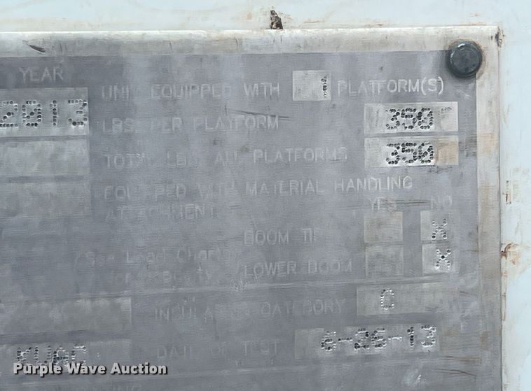 image for item DN3040 2013 Ford F750 Super Duty  forestry bucket truck