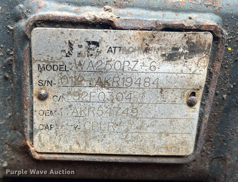 image for item DN3102 2005 Komatsu WA250-5  wheel loader