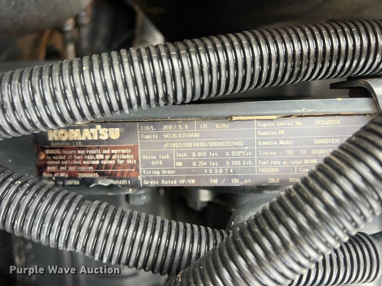 image for item DN3102 2005 Komatsu WA250-5  wheel loader