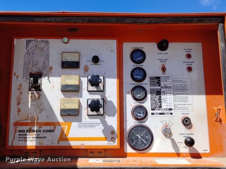 image for item DN6495 2006 Multiquip Whisperwatt  generator