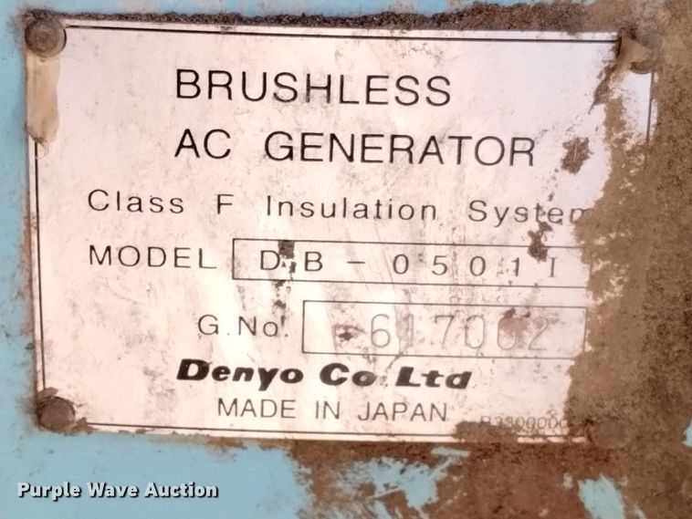 image for item DN6495 2006 Multiquip Whisperwatt  generator