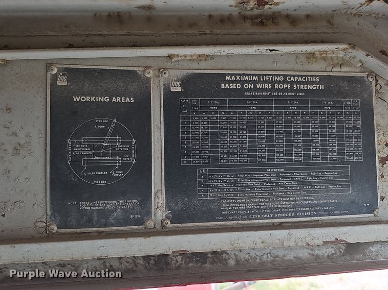 image for item DO2765 FMC Link Belt LS-118  crane