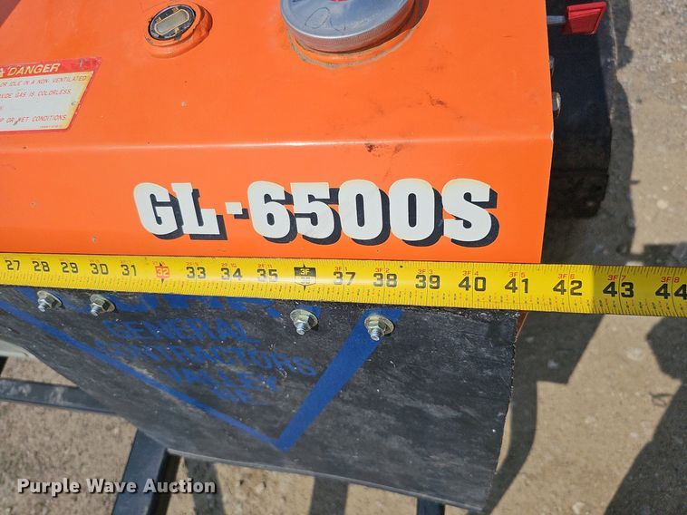 image for item DO2767 Kubota GL-6500S  generator