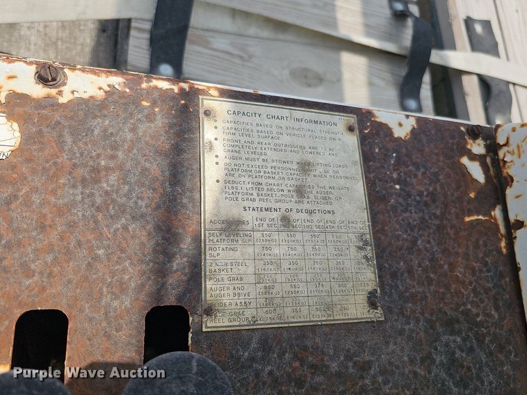 image for item DO2772 1982 Ford 8000  crane truck