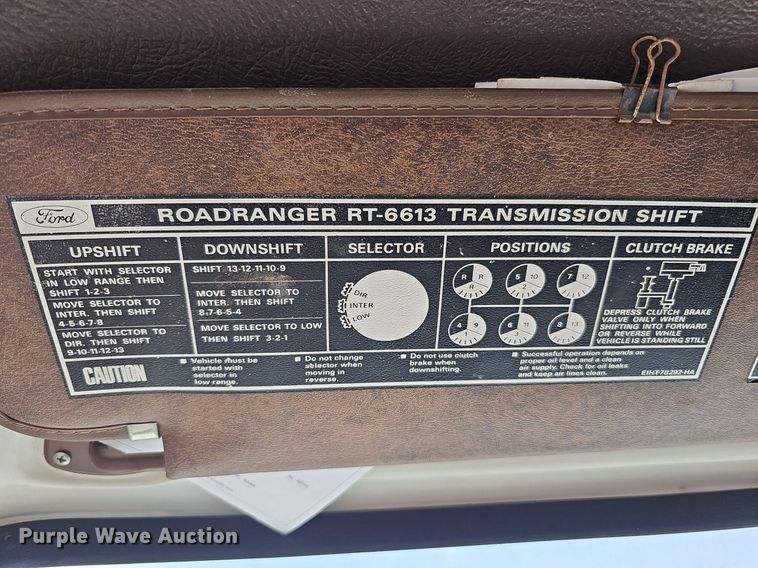 image for item DO2772 1982 Ford 8000  crane truck