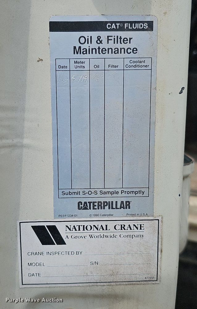 image for item DO2772 1982 Ford 8000  crane truck