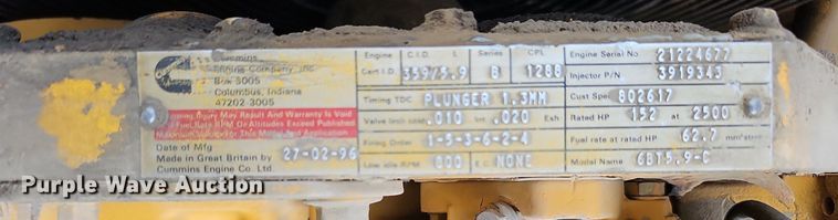 image for item DO2780 1996 Dynapac CA251PDB  single drum vibratory roller