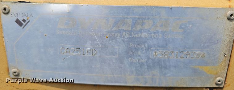 image for item DO2780 1996 Dynapac CA251PDB  single drum vibratory roller