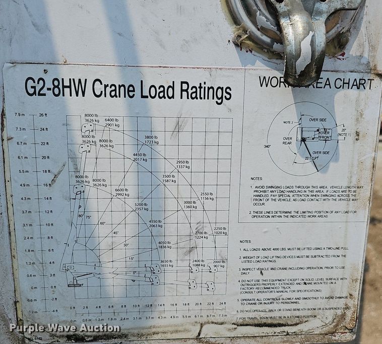 image for item DO2782 2000 Ford F650 Super Duty XL  utility / service truck