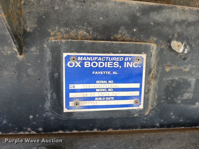 image for item DO2792 2017 Caterpillar CT660  dump truck