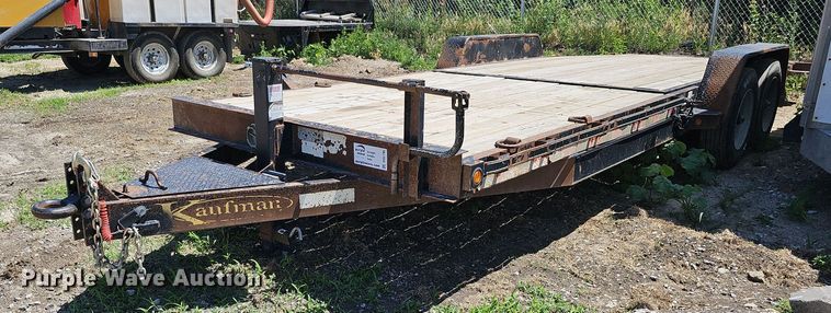 image for item DO2795 2013 Kaufmann  tilt deck equipment trailer