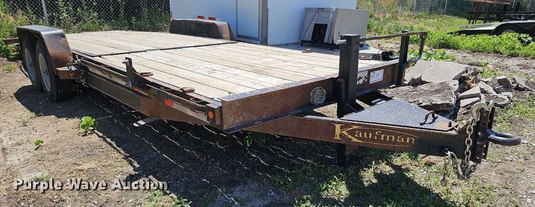 image for item DO2795 2013 Kaufmann  tilt deck equipment trailer