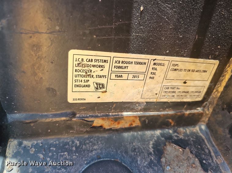 image for item DO2796 JCB 930  forklift