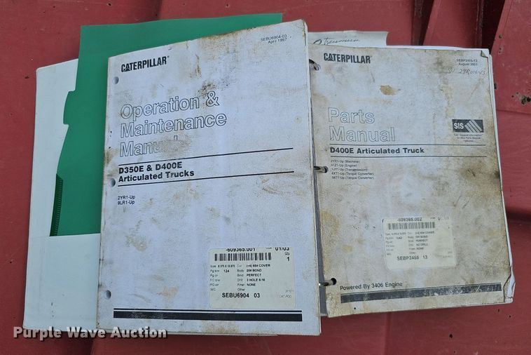 image for item DO2799 1997 Caterpillar D400E  haul truck