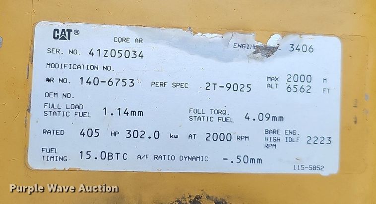 image for item DO2799 1997 Caterpillar D400E  haul truck