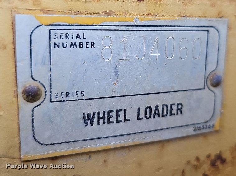 image for item DO2800 1971 Caterpillar 950  wheel loader