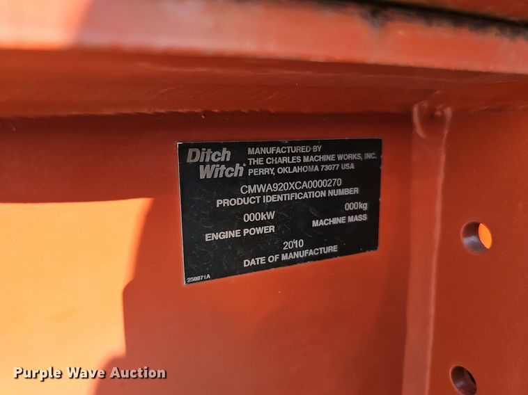 image for item DO2838 2007 Ditch Witch RT95  trencher