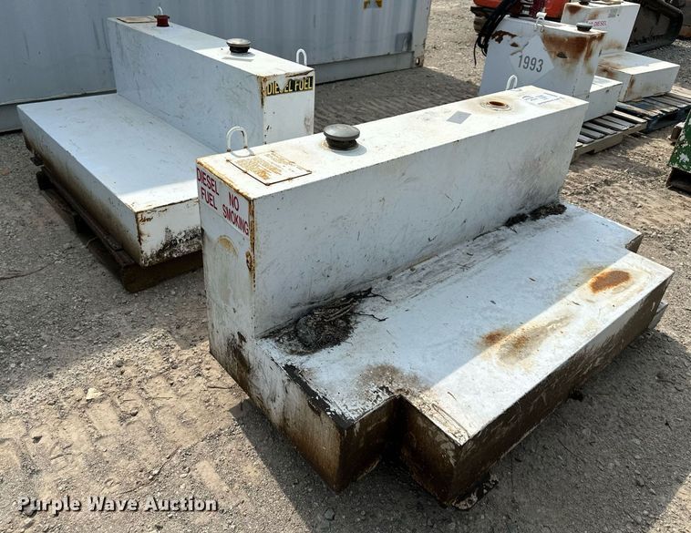 image for item DO5065 (2) 105 gallon L shaped tanks