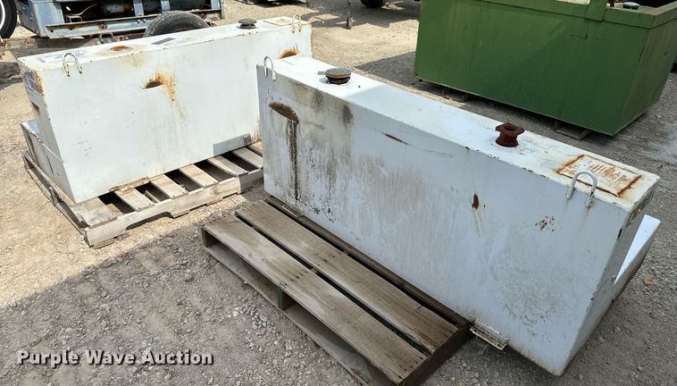 image for item DO5065 (2) 105 gallon L shaped tanks