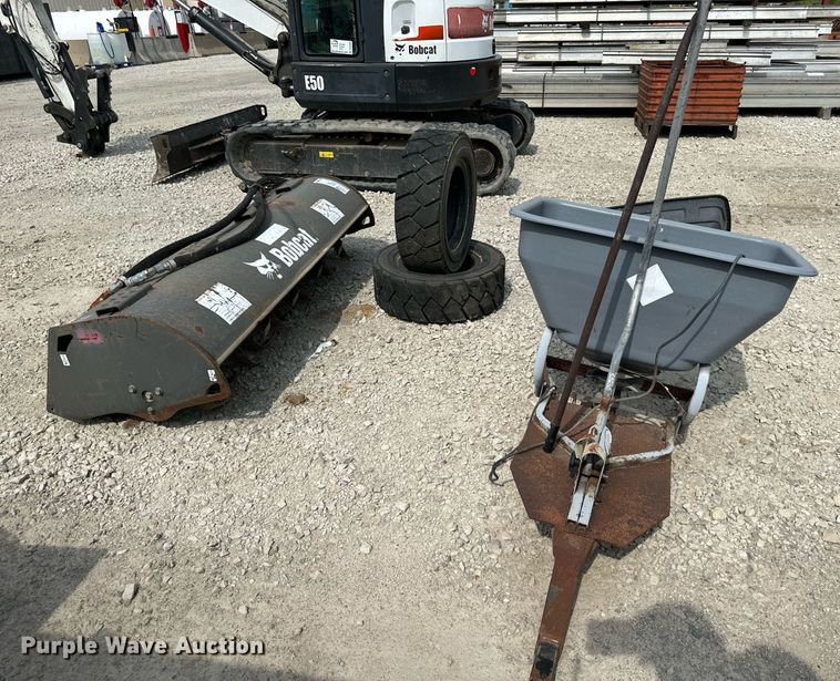 Bobcat skid steer tiller in Topeka, KS Item DO5081 for sale Purple Wave