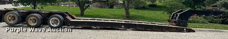 image for item DO5087 2010 Pitts  lowboy equipment trailer