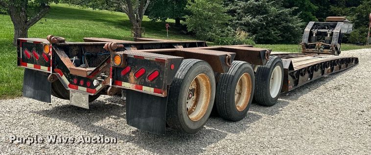 image for item DO5087 2010 Pitts  lowboy equipment trailer