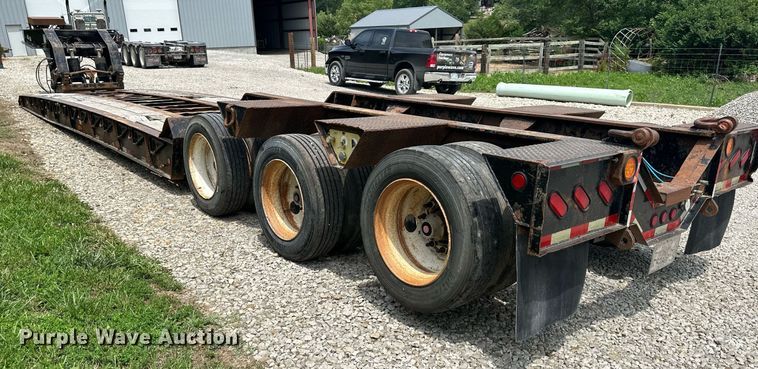 image for item DO5087 2010 Pitts  lowboy equipment trailer