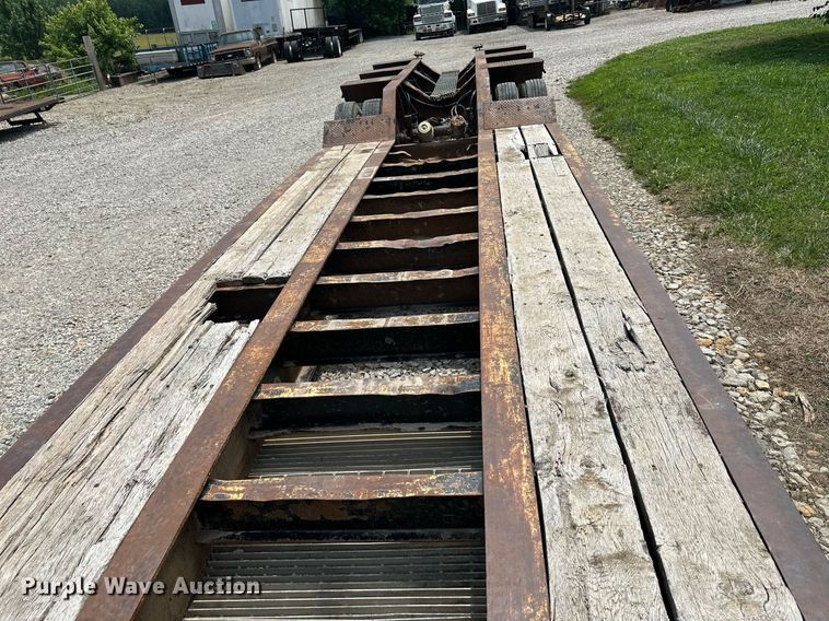 image for item DO5087 2010 Pitts  lowboy equipment trailer