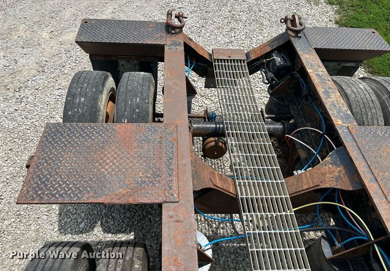 image for item DO5087 2010 Pitts  lowboy equipment trailer