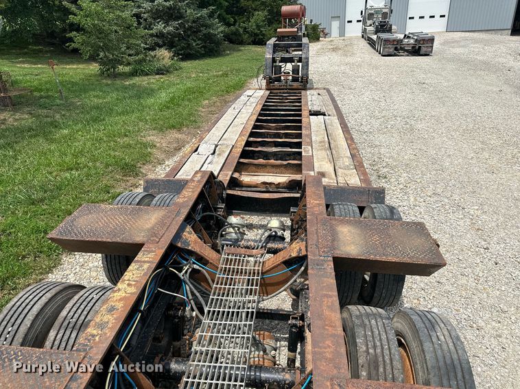 image for item DO5087 2010 Pitts  lowboy equipment trailer