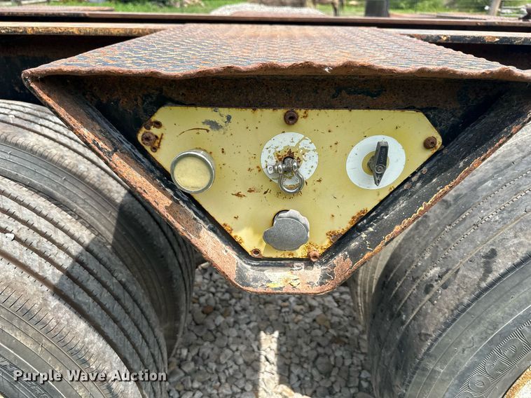 image for item DO5087 2010 Pitts  lowboy equipment trailer