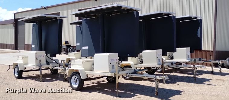 image for item DP3274 (6) 2007 American Signal message board trailers