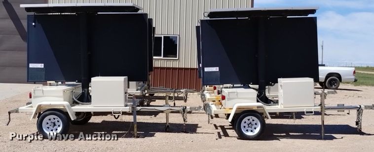 image for item DP3274 (6) 2007 American Signal message board trailers