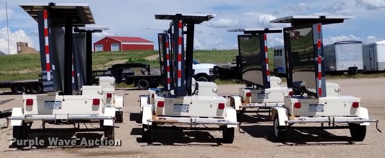 image for item DP3274 (6) 2007 American Signal message board trailers